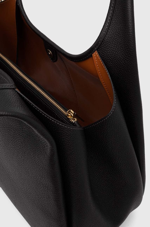 Δερμάτινη τσάντα Coach Lana Shoulder Bag CM544 μαύρο