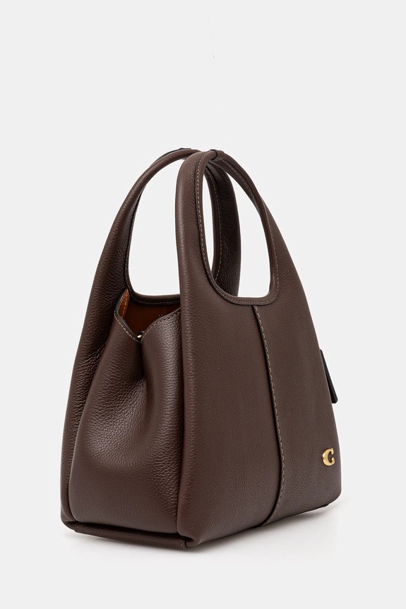 Coach torebka crossbody damska skórzana Lana Shoulder Bag 23 CM545 brązowy AA00