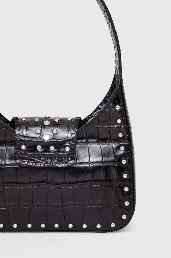 Akcesoria Moschino Jeans torebka skórzana 3114.8796 czarny