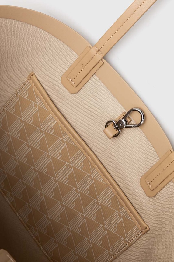 Lacoste torebka NF4344ZE beżowy