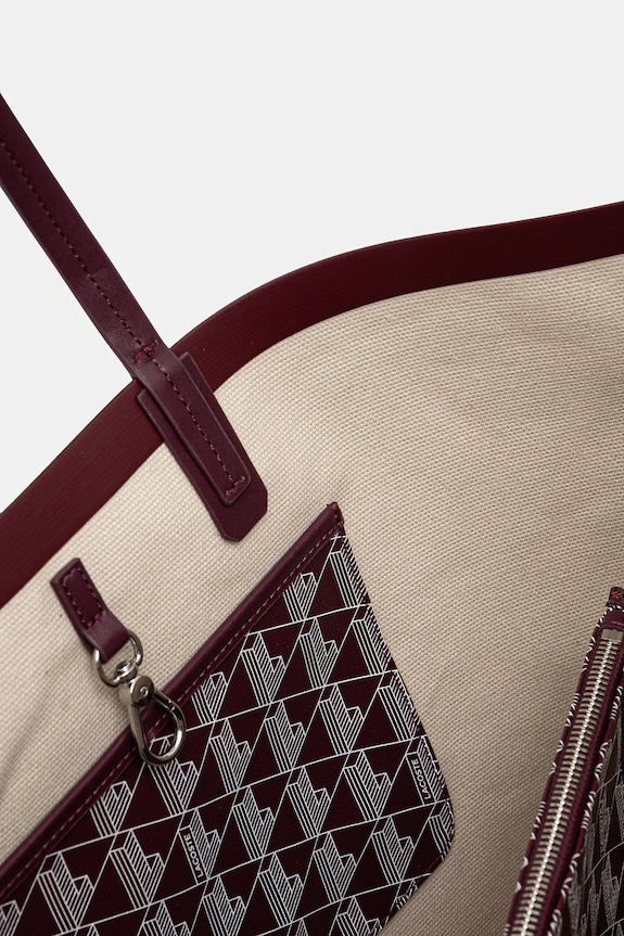 Lacoste torebka NF4344ZE bordowy