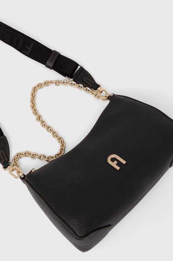 Furla torebka skórzana Primula czarny WB00903.BX0356.O6000