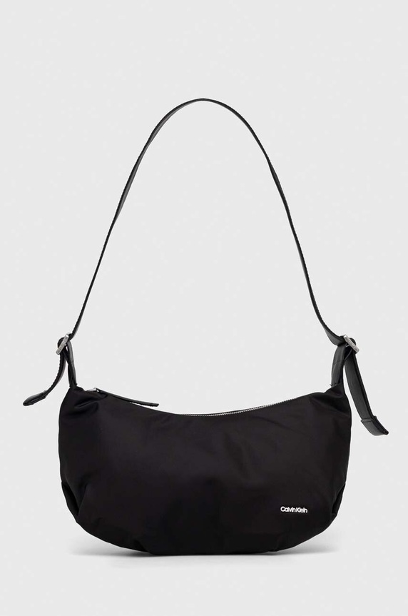 Calvin Klein torebka nie mieści A4 czarny K60K611056