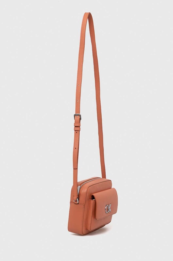 Calvin Klein torebka K60K611083 pomarańczowy AW23