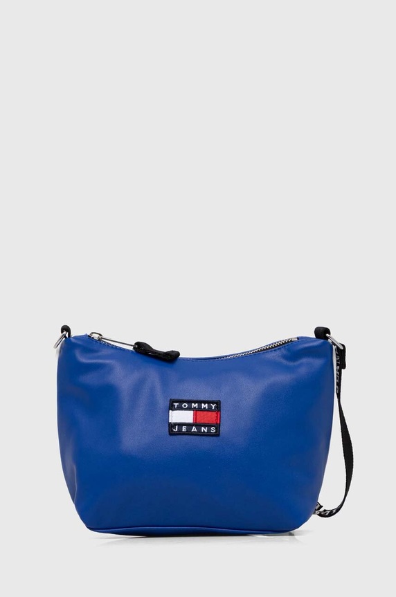 Tommy Jeans torebka aplikacja niebieski AW0AW15409