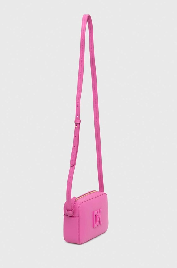 Kožená kabelka Dkny R33EKY31 růžová AW24
