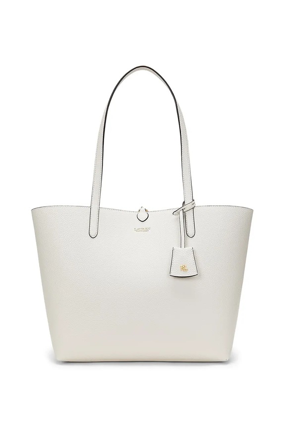 Lauren Ralph Lauren imitacija zrnate kože bijela 431795329