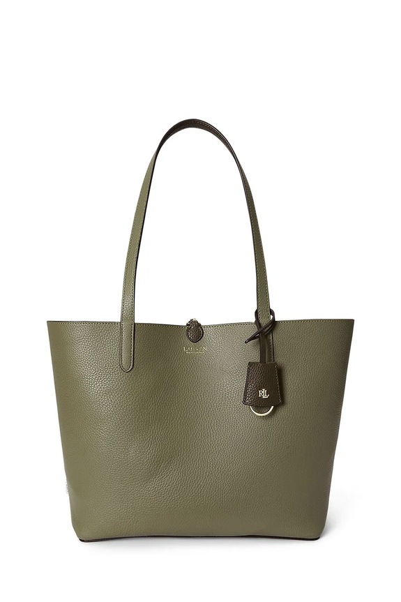 Lauren Ralph Lauren oboustranná taška zelená 431795329