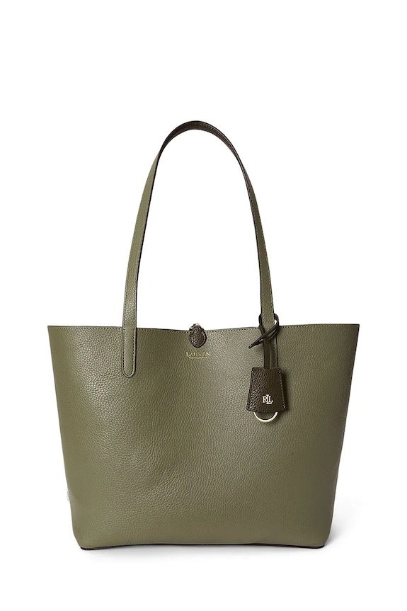 Lauren Ralph Lauren oboustranná taška zelená 431795329