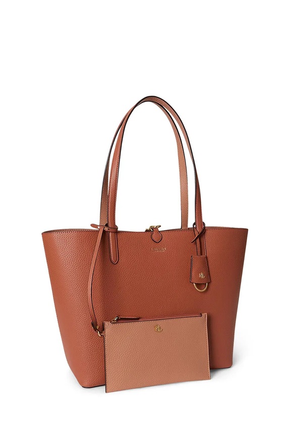 Lauren Ralph Lauren oboustranná taška 431795329 hnědá AA00