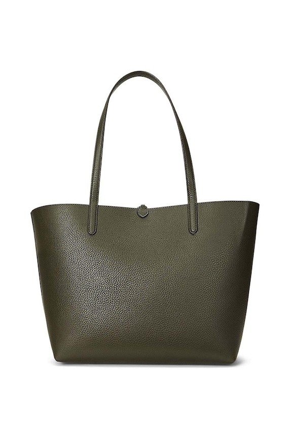 Lauren Ralph Lauren torebka dwustronna zielony 431795329