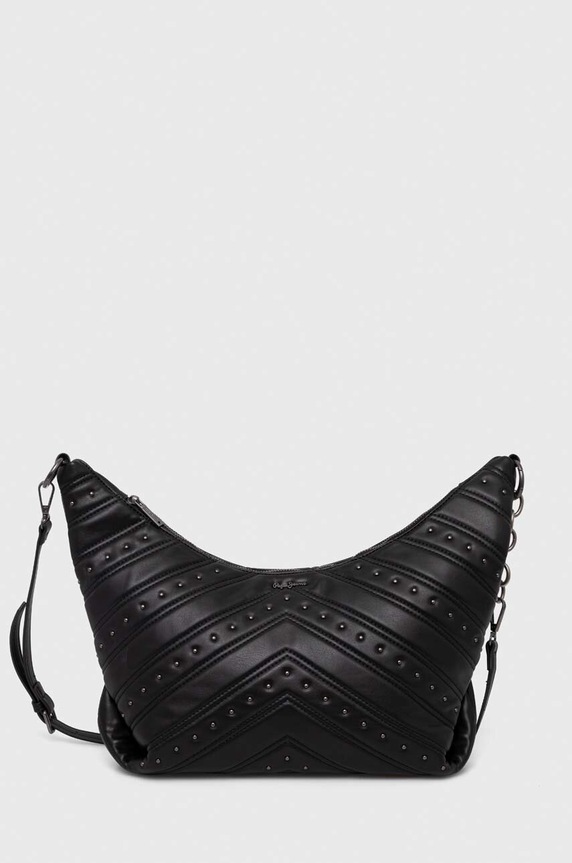 Pepe Jeans kézitáska szintetikus bőr fekete PL031472.999