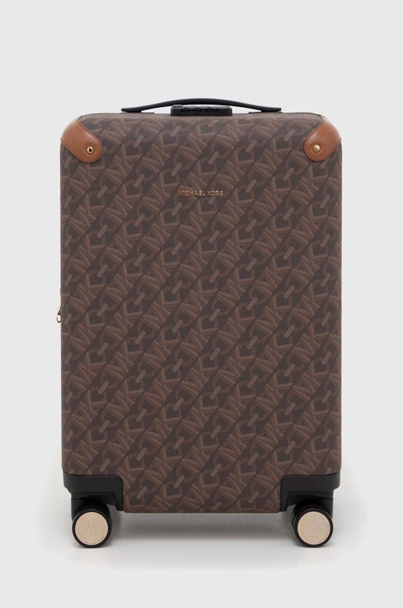 MICHAEL Michael Kors walizka 50x35x23 cm mieści A4 brązowy 30H3GTFT5B
