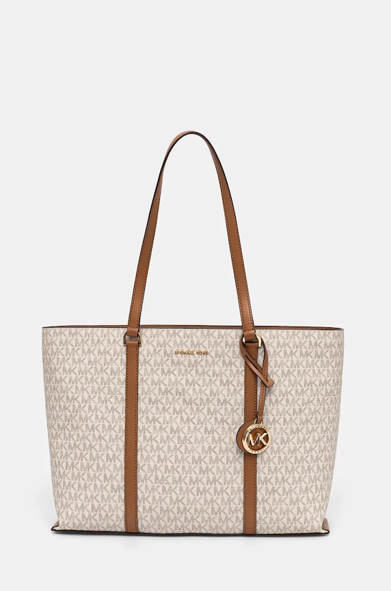 MICHAEL Michael Kors torebka mieści A4 beżowy 30R4G1LT3B