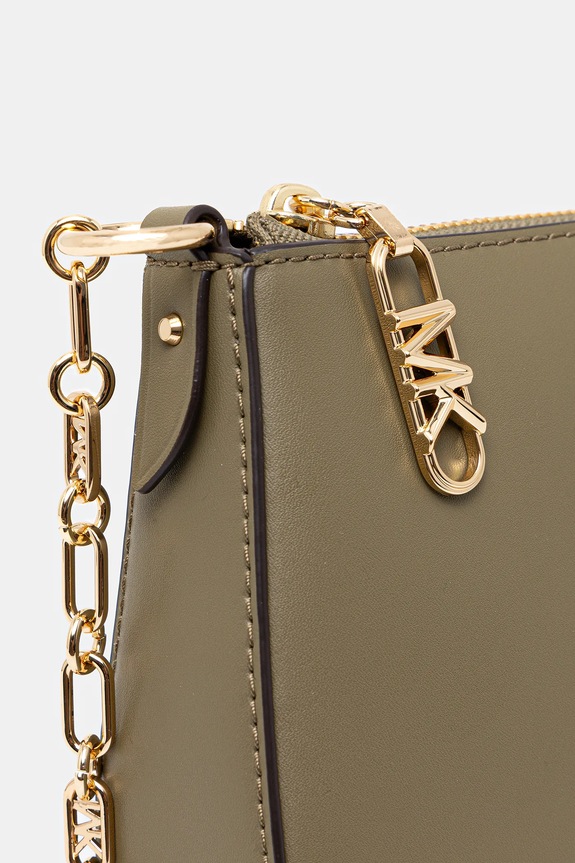 MICHAEL Michael Kors torebka skórzana zielony 32H3G8EW6L
