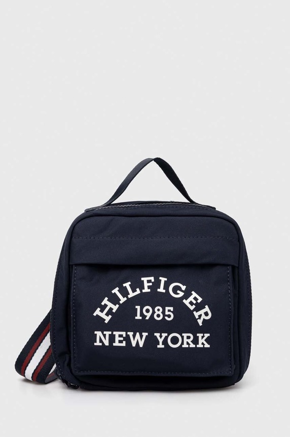 Dječja torba Tommy Hilfiger premalo za format A4 mornarsko plava AU0AU01777.9BYX