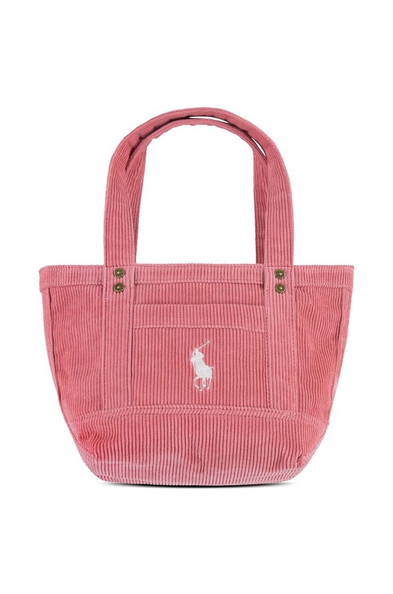 Παιδική τσάντα Polo Ralph Lauren υφασμάτινο ροζ 2AR098