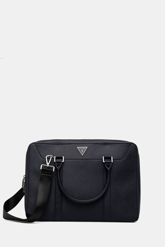Taška na notebook Guess 37 x 28 x 4,5 cm vejde se A4 námořnická modř HMECSA.P3138