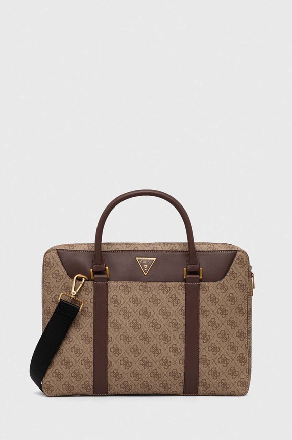 Guess torba VEZZOLA 36 x 28 x 4 cm mieści A4 beżowy HMEVZL.P3138