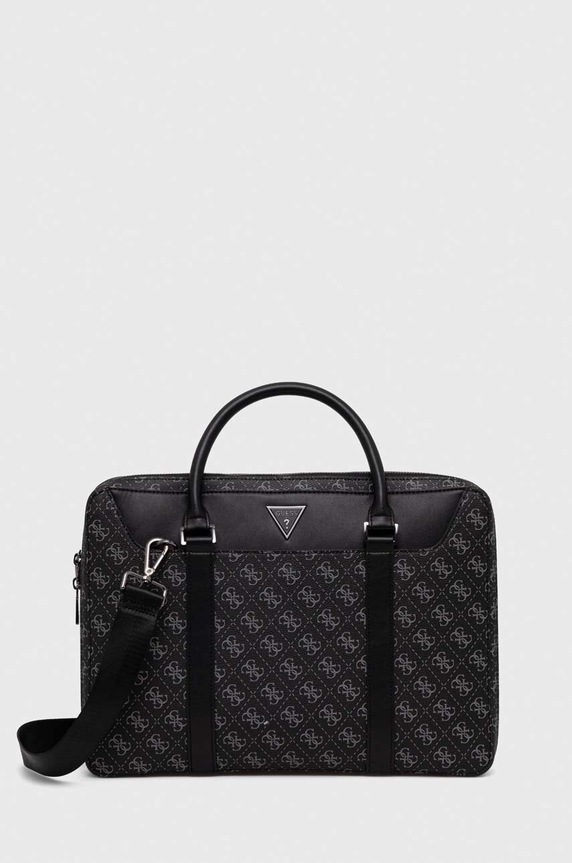 Guess torba VEZZOLA 36 x 28 x 4 cm mieści A4 czarny HMEVZL.P3138