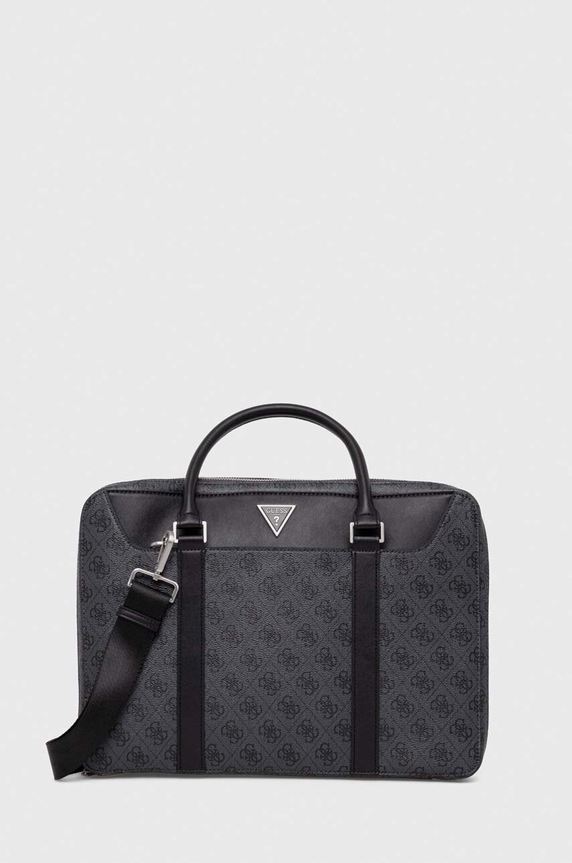Guess torba VEZZOLA 36 x 28 x 4 cm mieści A4 czarny HMEVZL.P3138