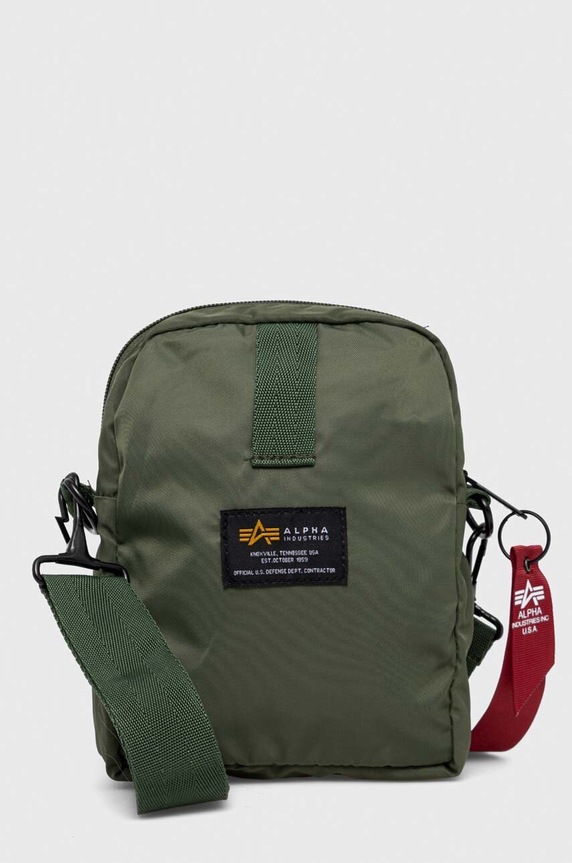 Ledvinka Alpha Industries potisk zelená 196924.01