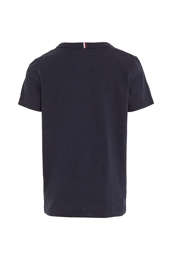 Fiú Tommy Hilfiger gyerek pamut póló KB0KB08555.128.176.9BYX sötétkék