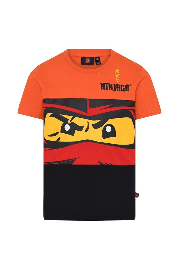 Lego t-shirt bawełniany dziecięcy nadruk czerwony 12010866