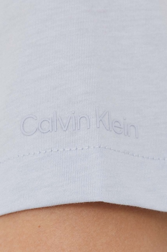 Bavlnené tričko Calvin Klein K20K205338 modrá