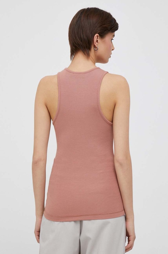 Odzież Calvin Klein top K20K205546 pomarańczowy