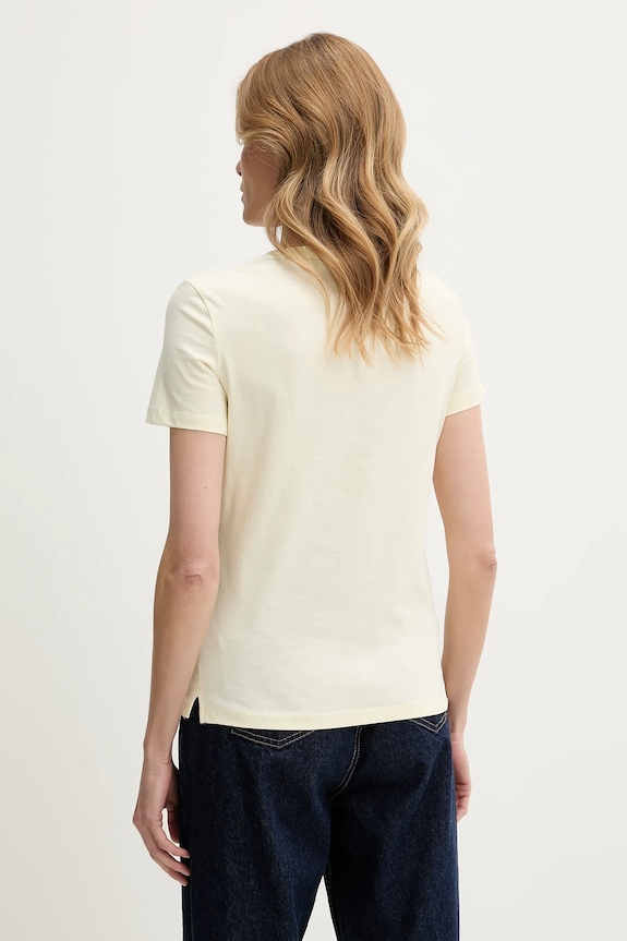 Guess tricou din bumbac W1YI1B.I3Z14 galben SS26