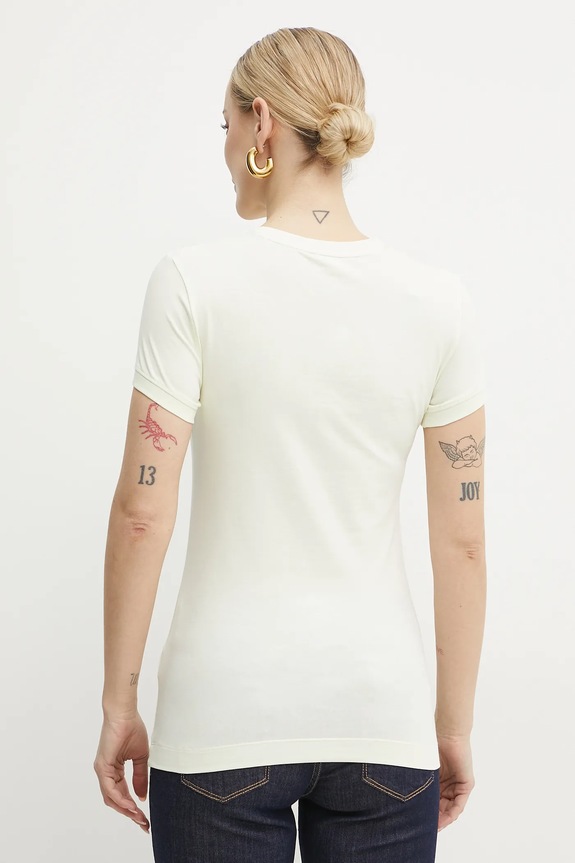 Odzież Guess t-shirt W2YI44.J1314 beżowy