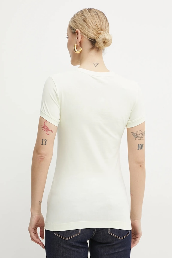 Odzież Guess t-shirt W2YI44.J1314 beżowy