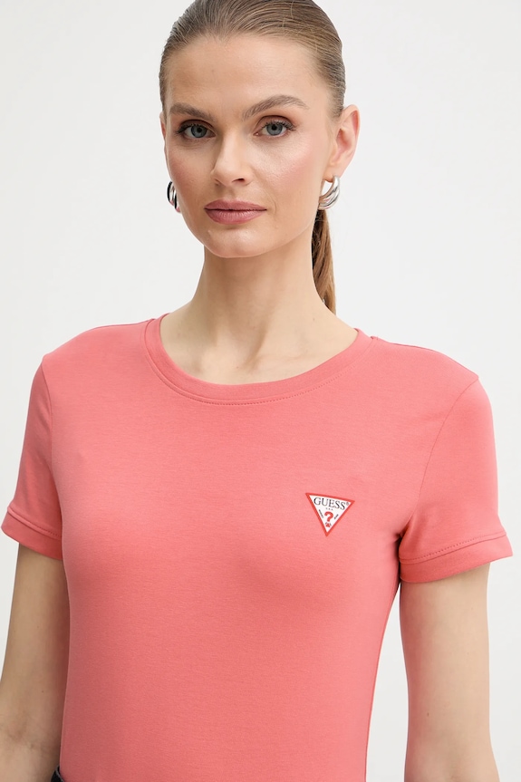 Guess t-shirt różowy W2YI44.J1314