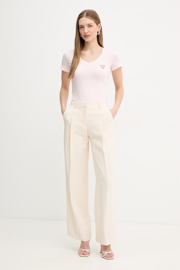 Μπλουζάκι Guess W2YI45.J1314 ροζ SS26