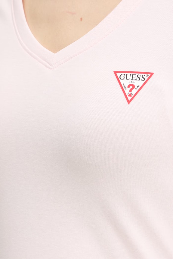 Μπλουζάκι Guess W2YI45.J1314 ροζ