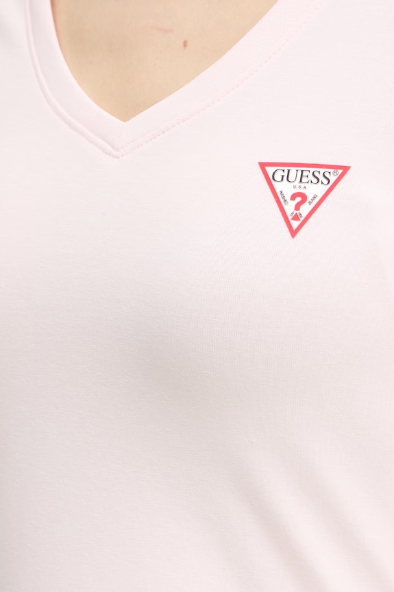 Μπλουζάκι Guess W2YI45.J1314 ροζ