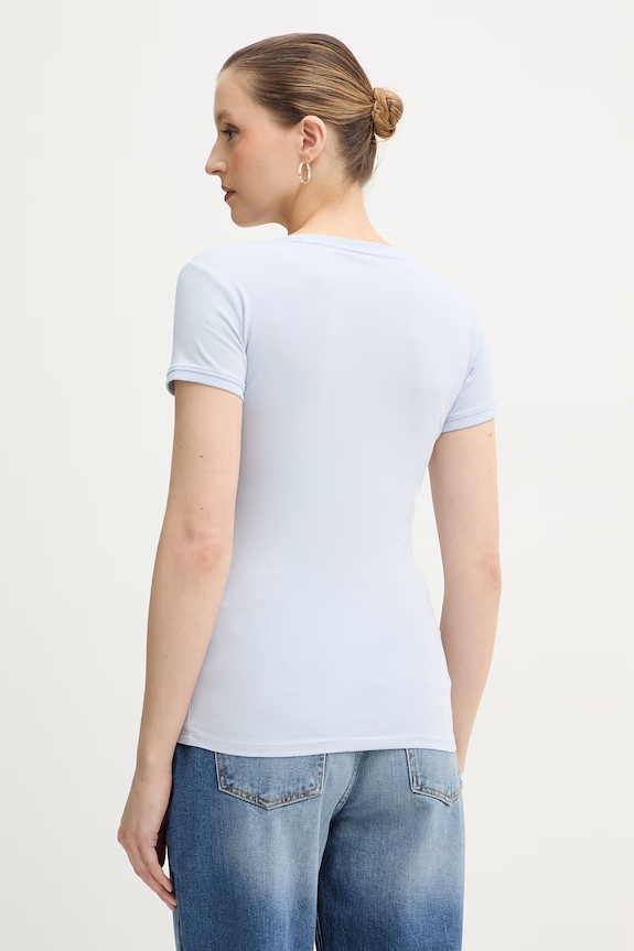 Ρούχα Μπλουζάκι Guess W2YI45.J1314 μπλε