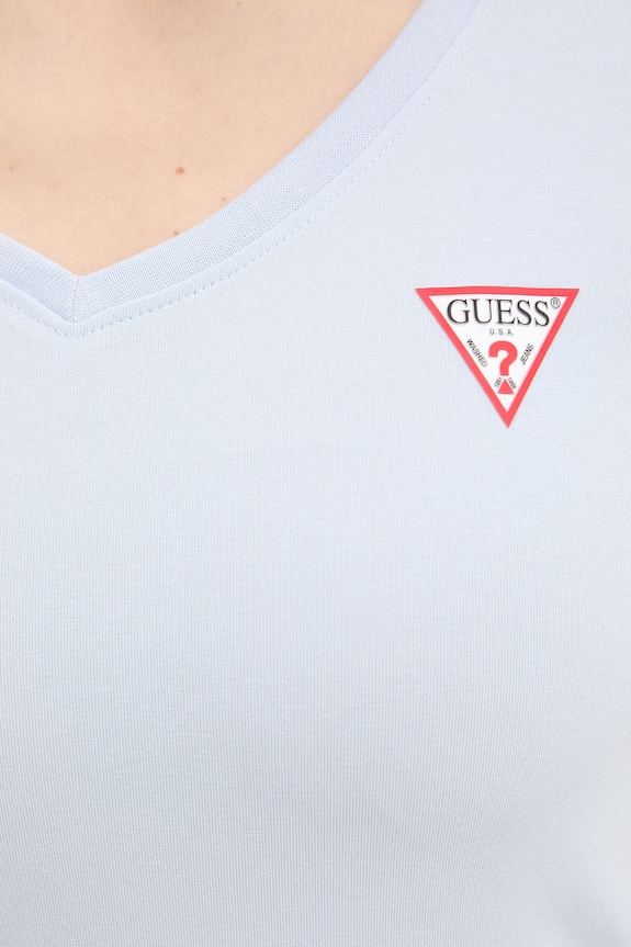 Μπλουζάκι Guess W2YI45.J1314 μπλε