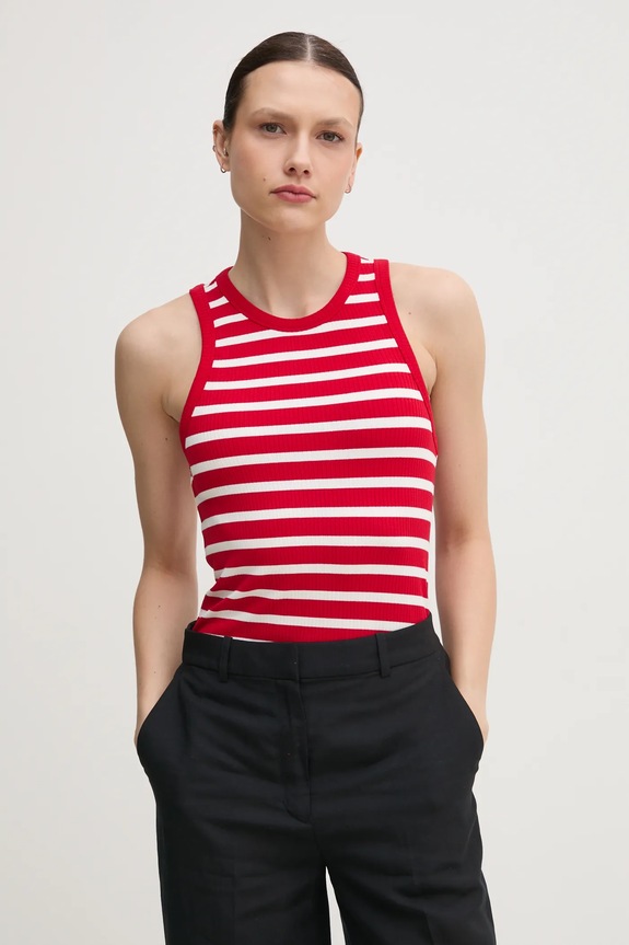 Tommy Hilfiger top rosu WW0WW38635