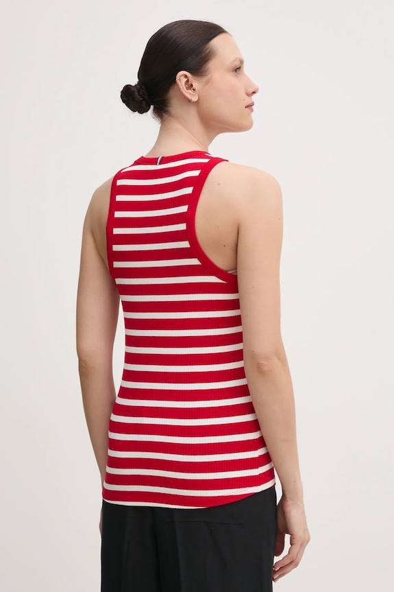 Îmbrăcăminte Tommy Hilfiger top WW0WW38635 rosu