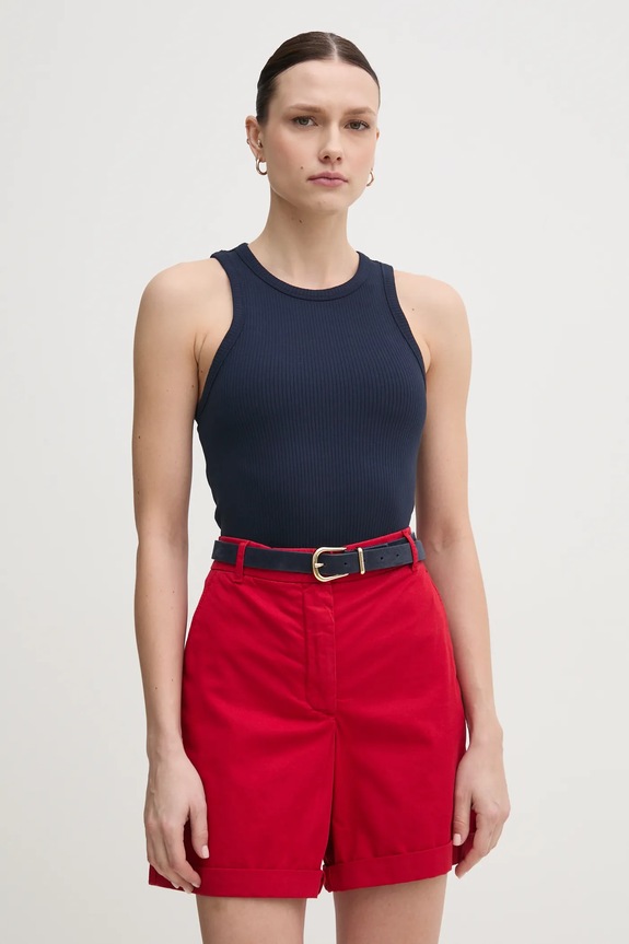 Top Tommy Hilfiger σκούρο μπλε WW0WW38635