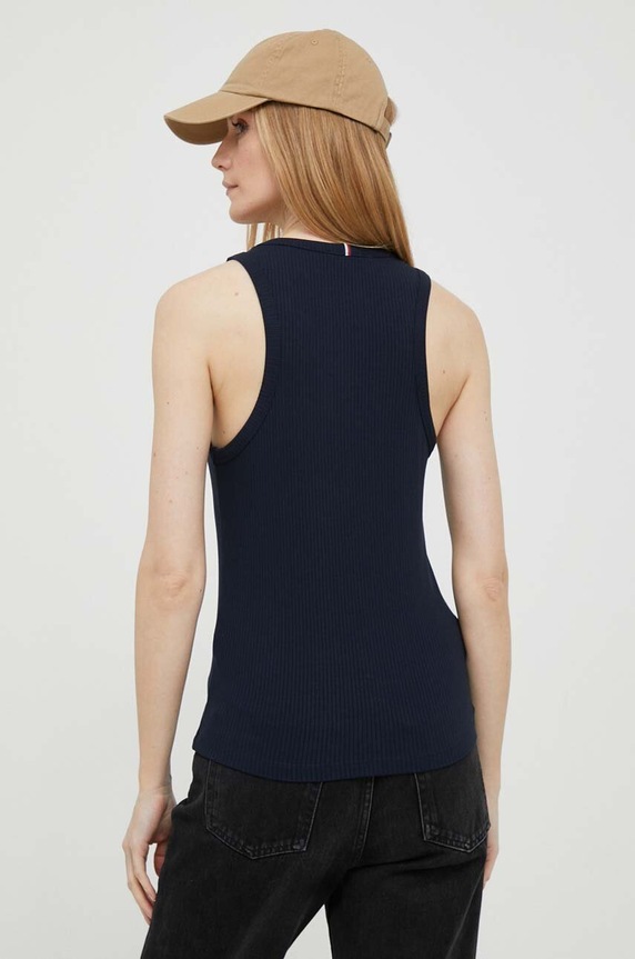 Oblečenie Top Tommy Hilfiger WW0WW38635 tmavomodrá