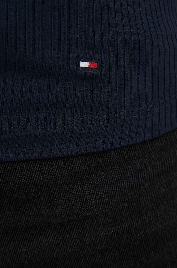 Top Tommy Hilfiger WW0WW38635 tmavomodrá