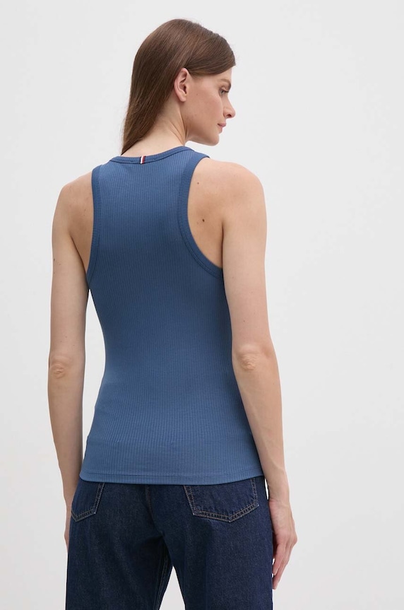 Ruházat Tommy Hilfiger top WW0WW38635 kék