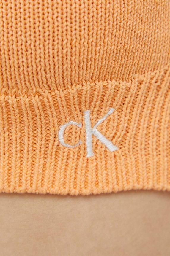 Top Calvin Klein Jeans J20J221345 πορτοκαλί