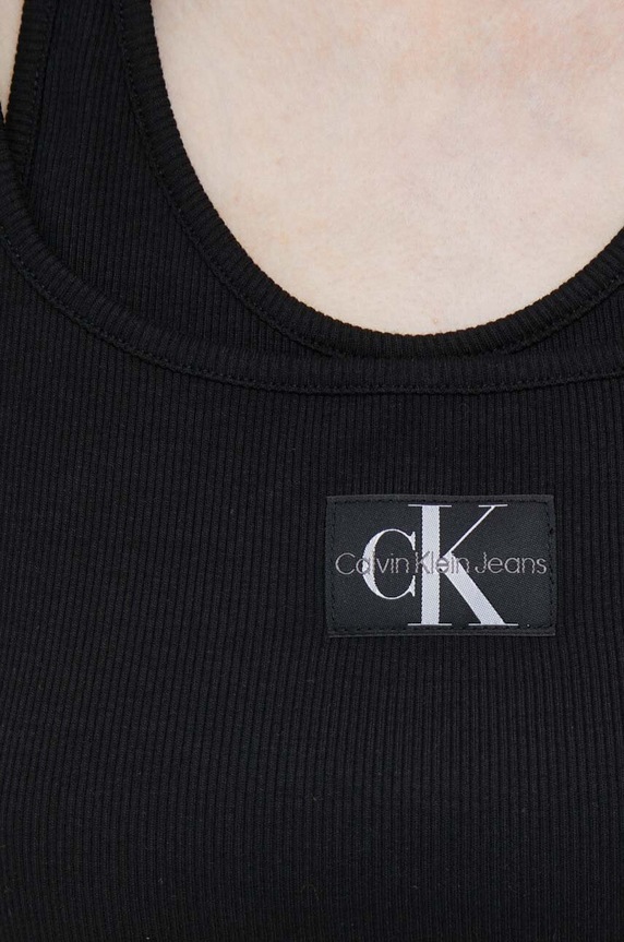 Top Calvin Klein Jeans J20J221430 μαύρο