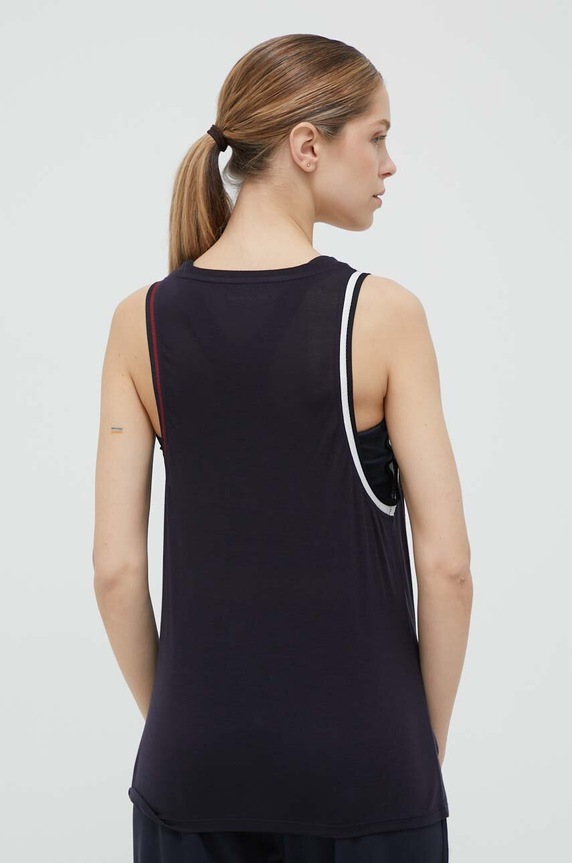 Ρούχα Top Tommy Hilfiger S10S101714 σκούρο μπλε