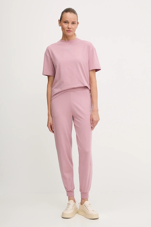 Tričko HUGO SHUFFLE_T-SHIRT 50490593 ružová AW25