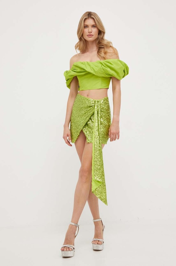 Топ Pinko 101709.Y3LE зелёный AW23